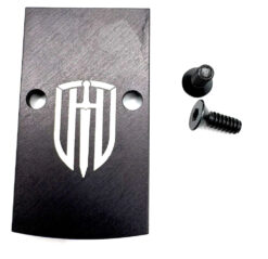 Black Anodized Aluminum RMR Cover Plate Glock 17 19 26 34 45 High Table Armory - Image 2