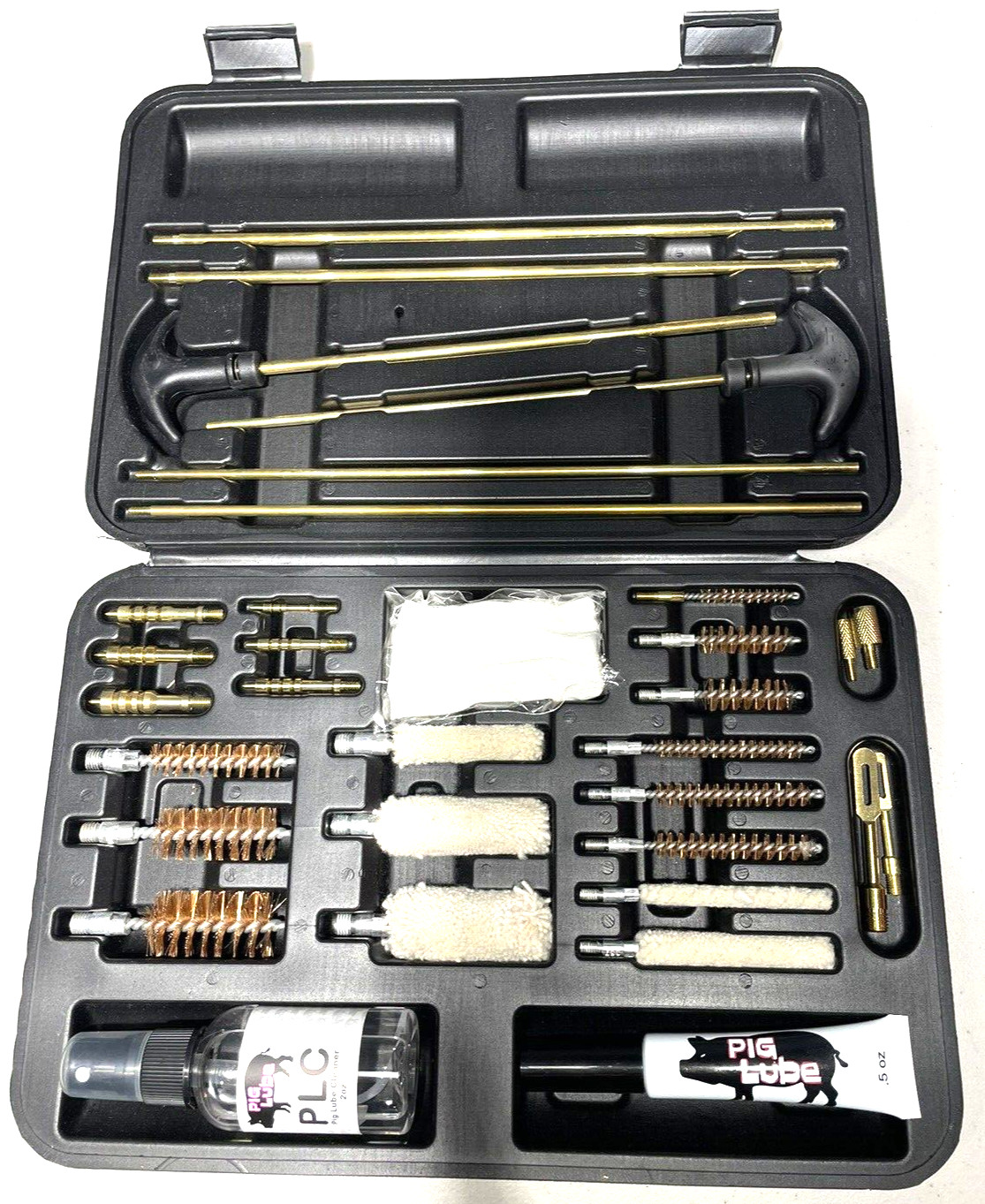 Pig Lube 33-Piece Portable Weapon Cleaning Kit for all Handgun & Rifle Calibers