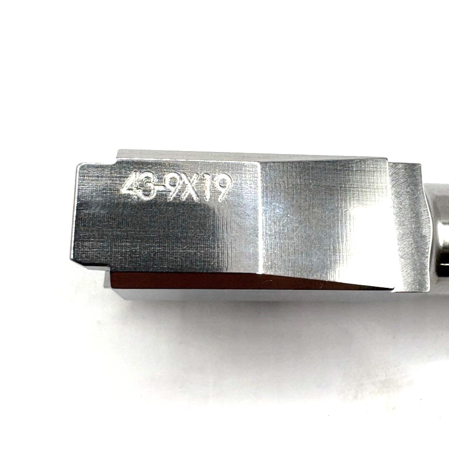 Glock 43 43x Polished Stainless Barrel Ported OEM Replacement G43 43X - Image 7