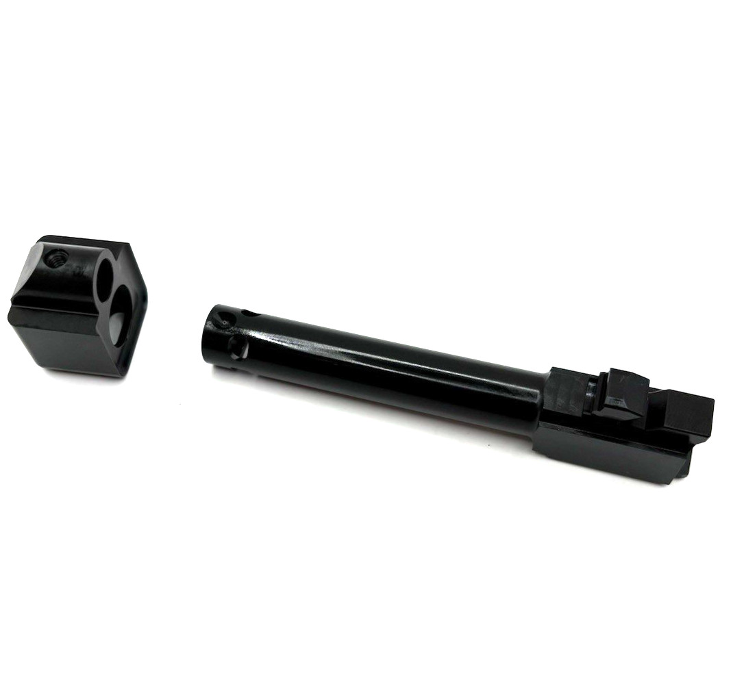 SCT BARREL & COMPENSATOR COMBO KIT for OEM Glock Gen 3 G19 9mm Threadless Design - Image 2
