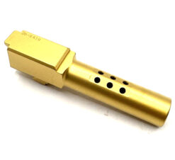High Table Arms Glock 26 Gen 1-4 Gold TiN Ported Barrel OEM Replacement