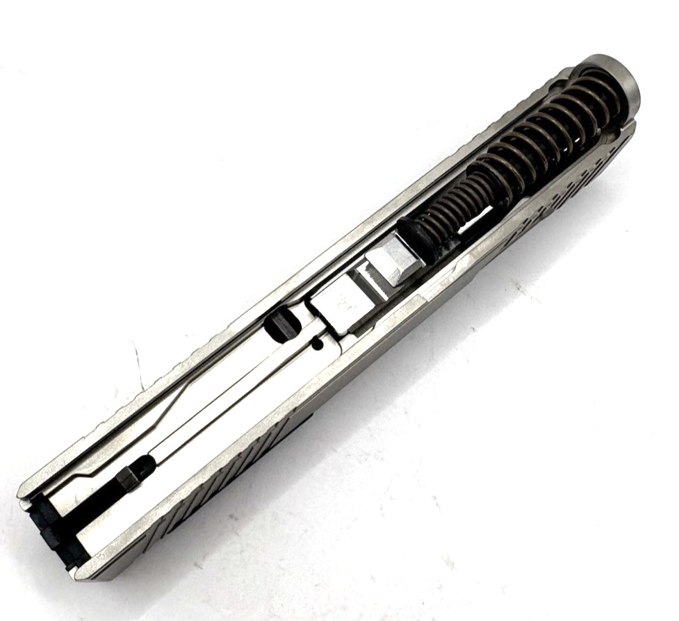 High Table Glock 43 Complete Nickel Slide Micro RMSC Optic Cut, Stainless Barrel - Image 4
