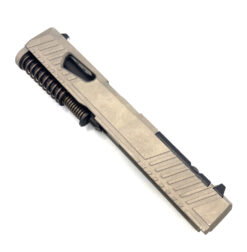 HTA Glock 43 43x Complete Nickel Reaper Slide RMSc Cut Black Ported Barrel - Image 8