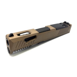 HTA Glock 43 43x Complete FDE Reaper Slide RMSc Cut Black Ported Barrel - Image 3