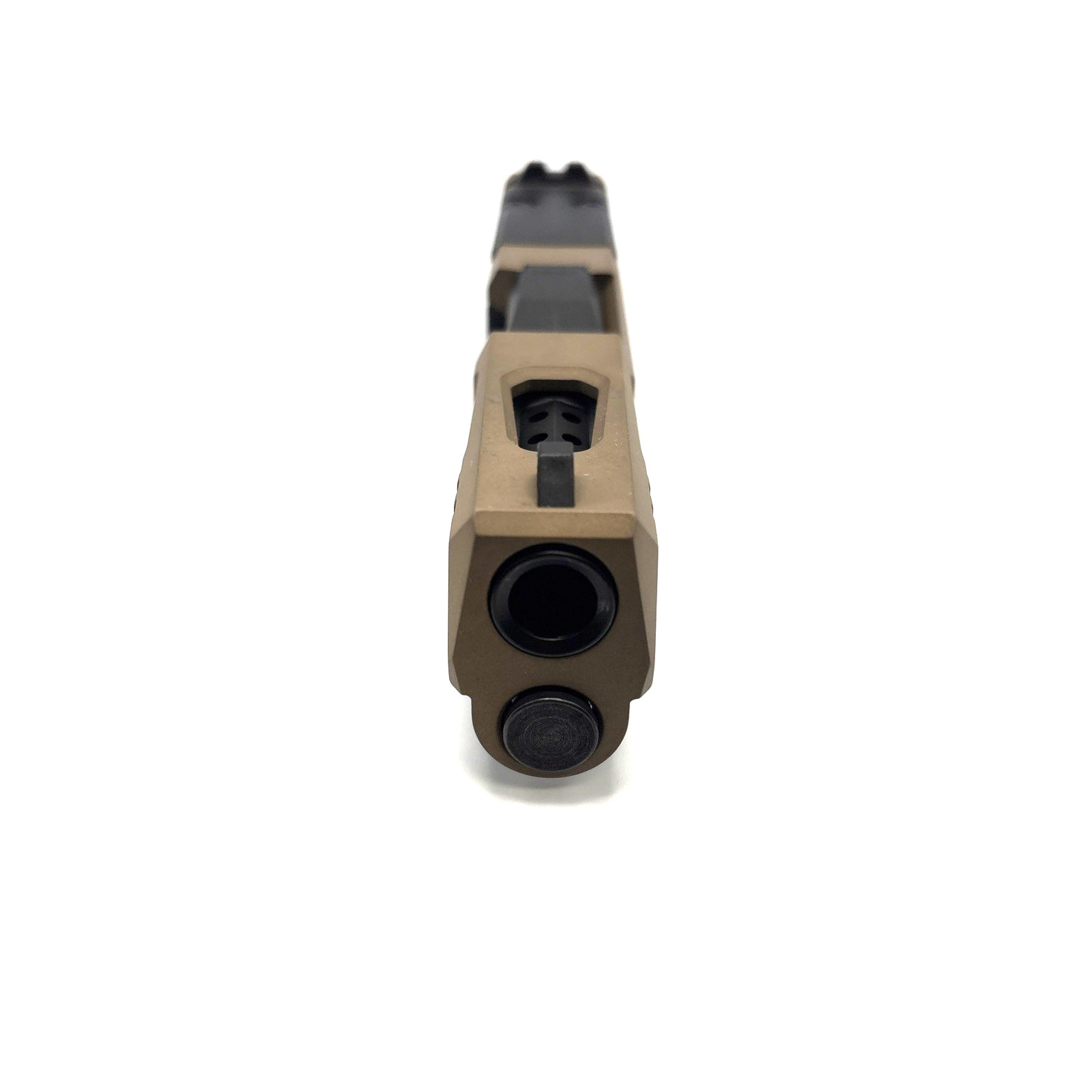 HTA Glock 43 43x Complete FDE Reaper Slide RMSc Cut Black Ported Barrel - Image 5