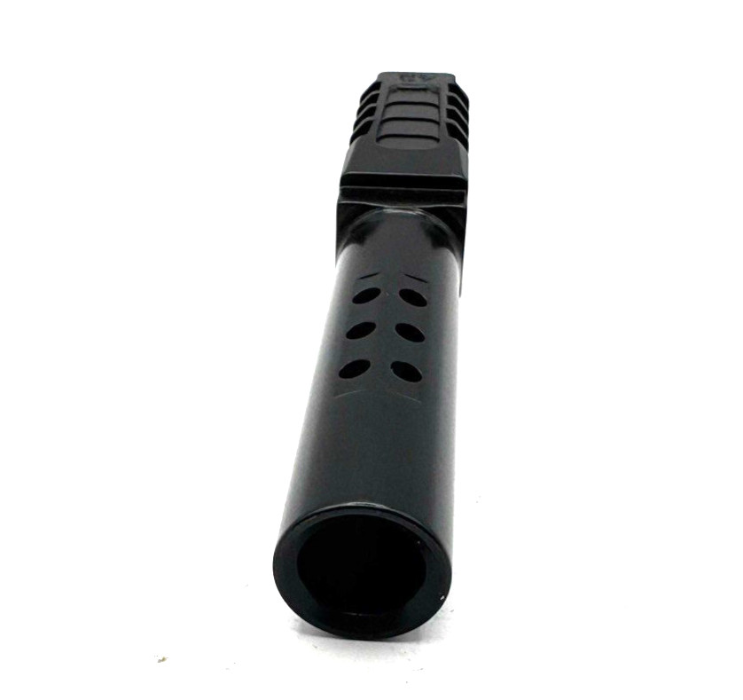 Glock 43 43x Black Nitride Venom Barrel Fluted Ported OEM Replacement G43 43X