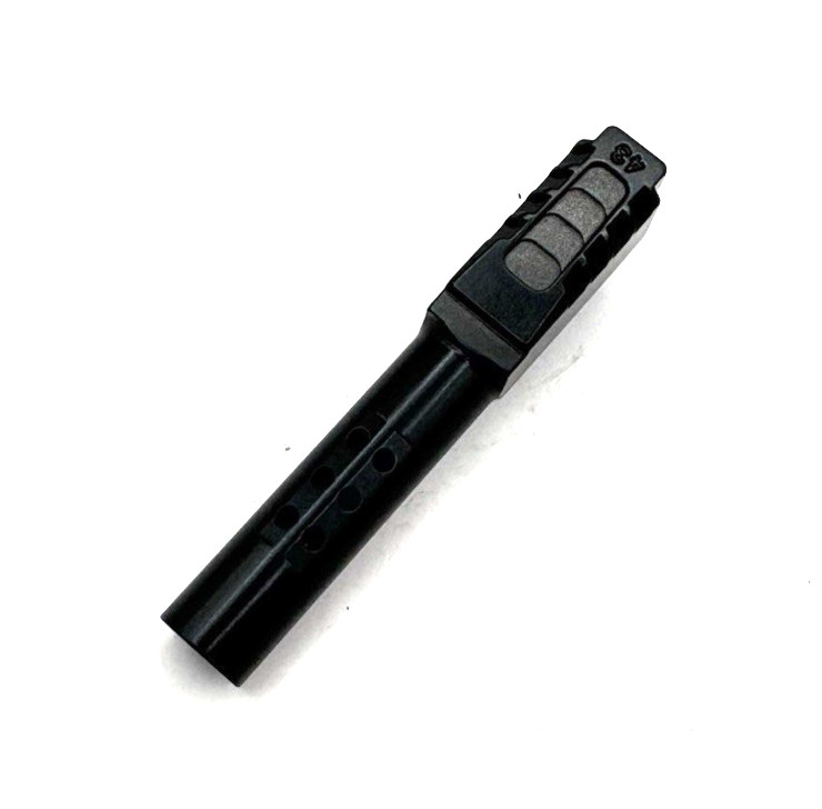 Glock 43 43x Black Nitride Venom Barrel Fluted Ported OEM Replacement G43 43X - Image 3